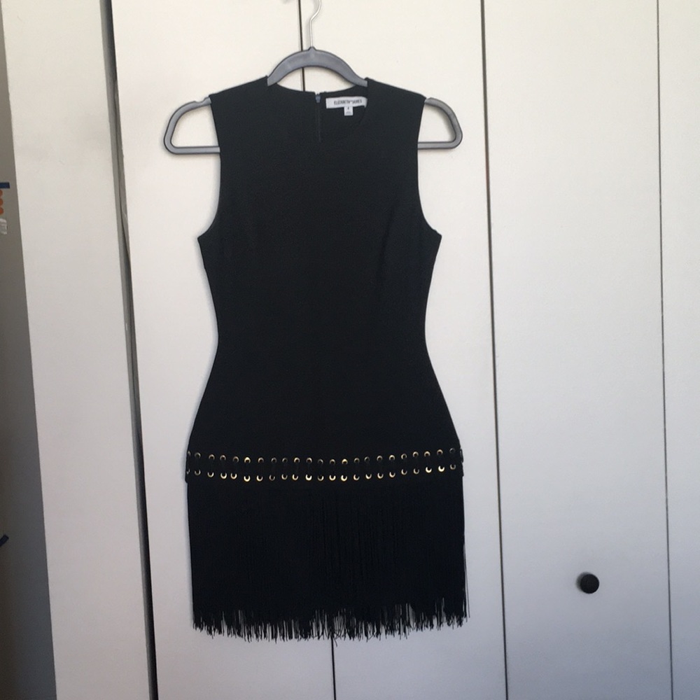 Elizabeth and James Black Mini Dress SZ4
